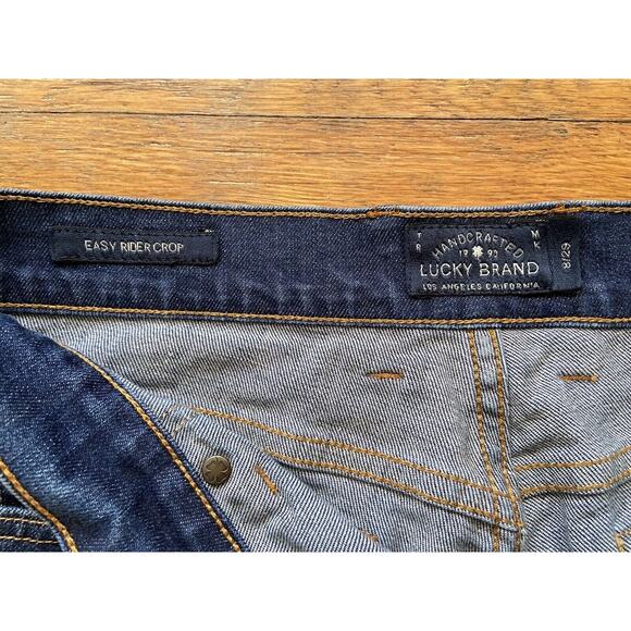 LUCKY BRAND ‘Easy Rider Crop’ Stretch Jeans sz 8/29 (w30) - Picture 7 of 10
